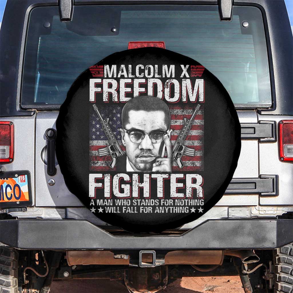 Malcolm X Spare Tire Cover A Man Who Stands For Nothing Will Fall For Anything