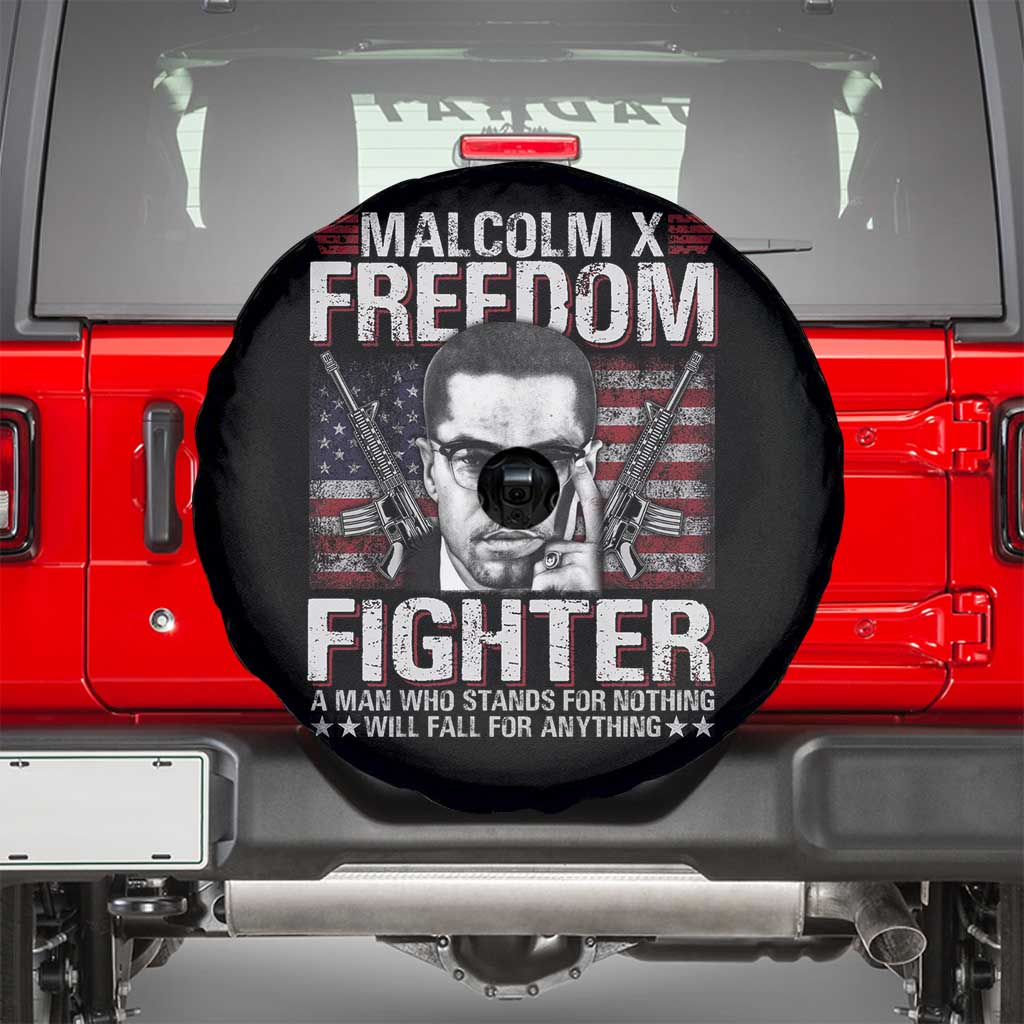 Malcolm X Spare Tire Cover A Man Who Stands For Nothing Will Fall For Anything