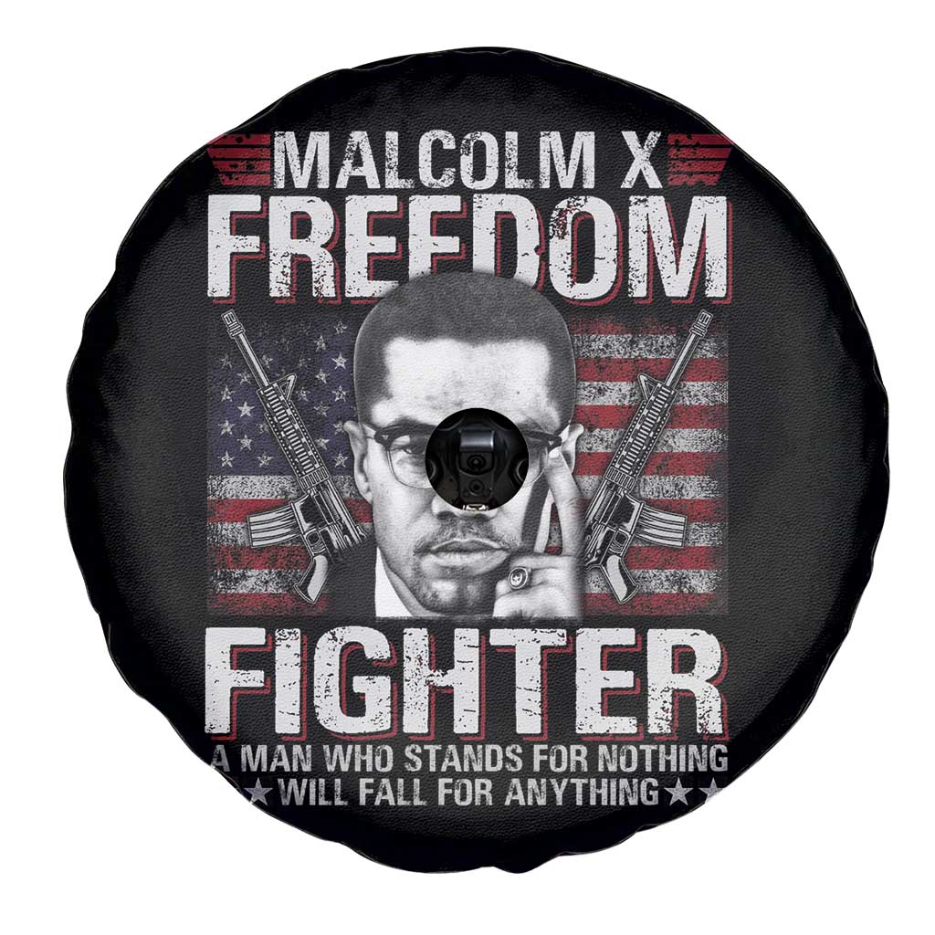 Malcolm X Spare Tire Cover A Man Who Stands For Nothing Will Fall For Anything