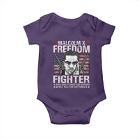 Malcolm X Baby Onesie A Man Who Stands For Nothing Will Fall For Anything