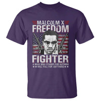 Malcolm X T Shirt A Man Who Stands For Nothing Will Fall For Anything