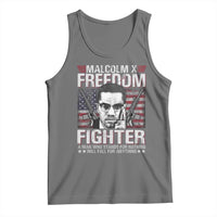 Malcolm X Tank Top A Man Who Stands For Nothing Will Fall For Anything
