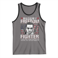 Malcolm X Tank Top A Man Who Stands For Nothing Will Fall For Anything