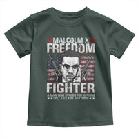 Malcolm X Toddler T Shirt A Man Who Stands For Nothing Will Fall For Anything