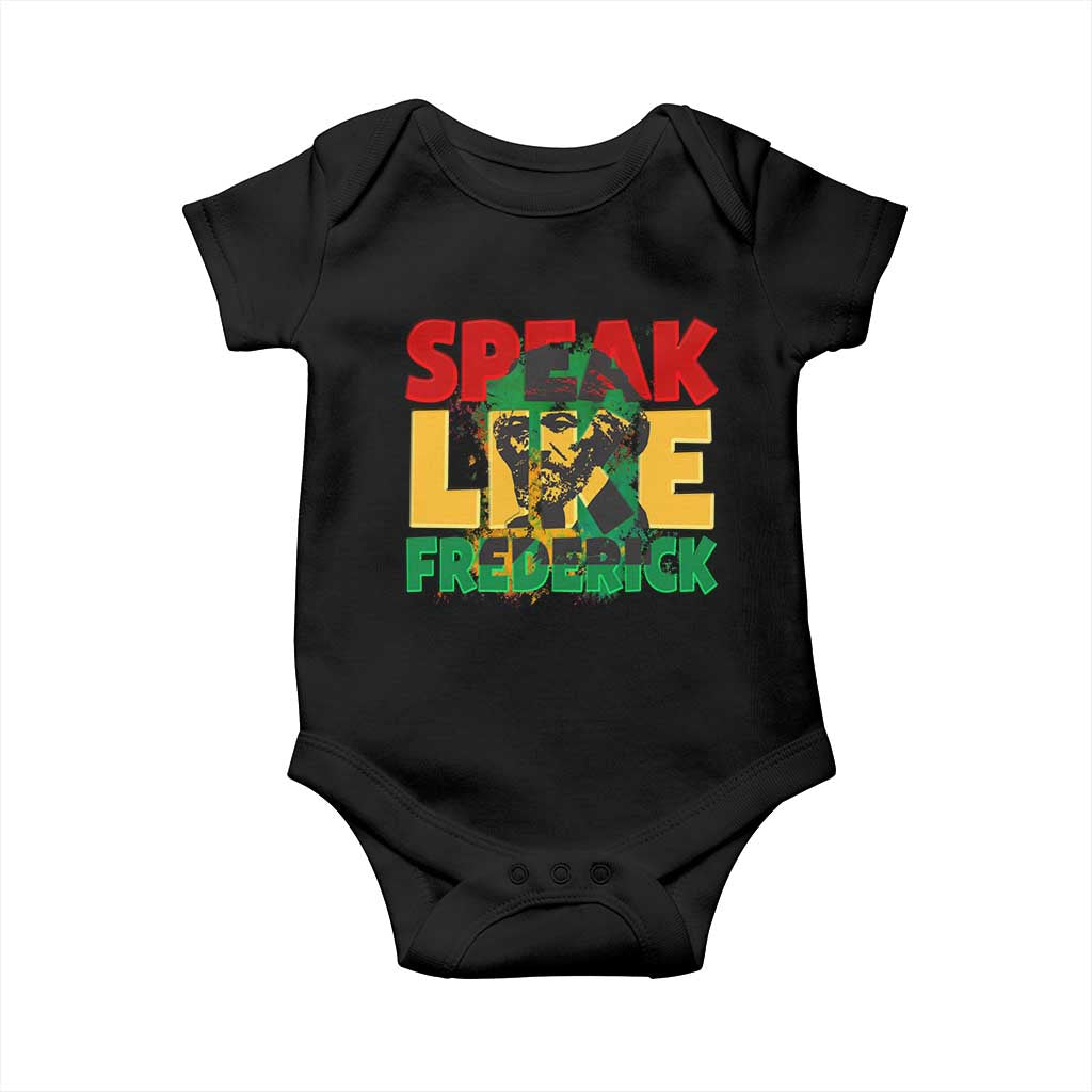 Speak Like Frederick Douglass Baby Onesie Black History Month