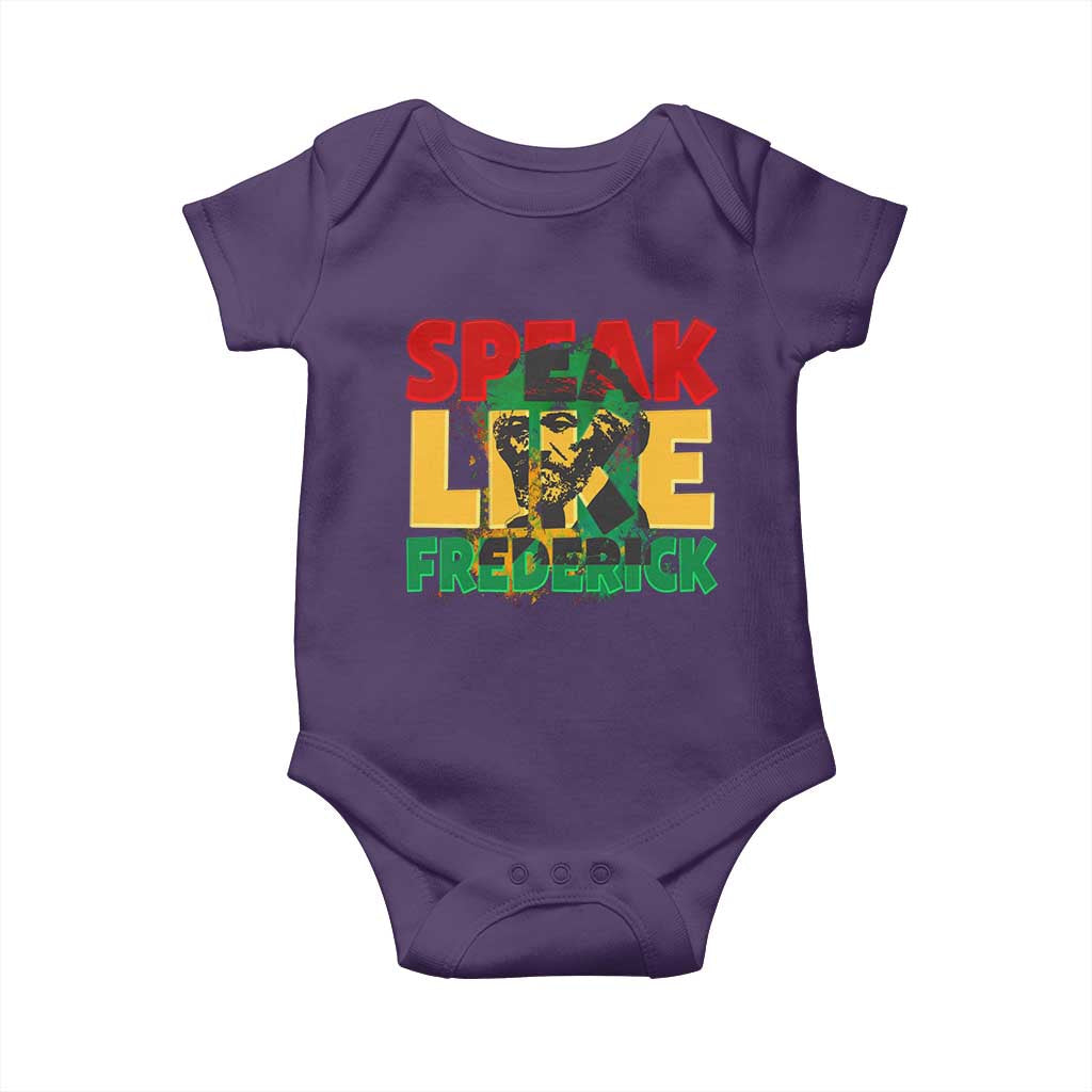 Speak Like Frederick Douglass Baby Onesie Black History Month