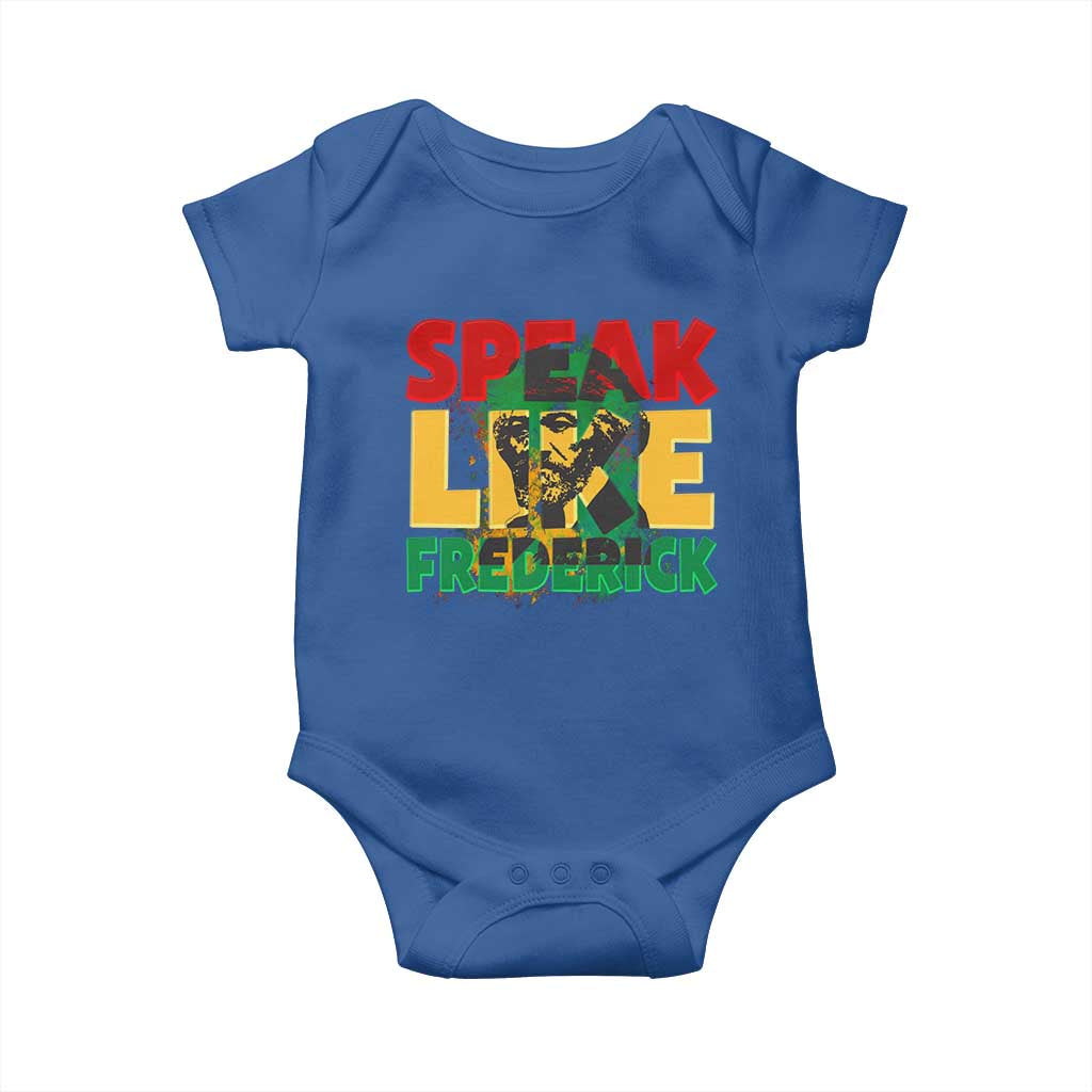 Speak Like Frederick Douglass Baby Onesie Black History Month