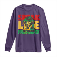 Speak Like Frederick Douglass Long Sleeve Shirt Black History Month