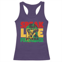 Speak Like Frederick Douglass Racerback Tank Top Black History Month