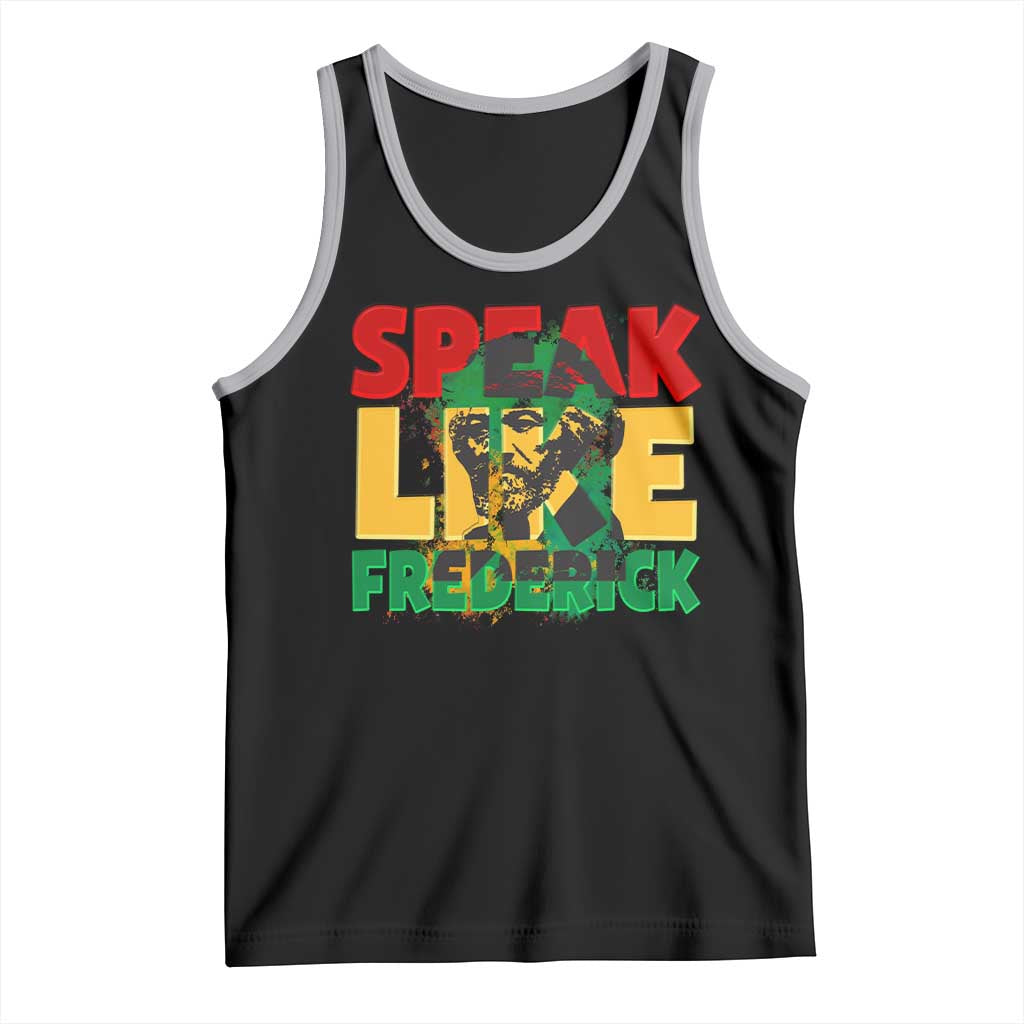 Speak Like Frederick Douglass Tank Top Black History Month
