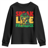 Speak Like Frederick Douglass Youth Sweatshirt Black History Month