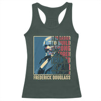 Frederick Douglass Racerback Tank Top It Is Easier To Build Strong Children Than To Repair Broken Men BHM