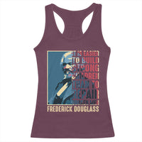 Frederick Douglass Racerback Tank Top It Is Easier To Build Strong Children Than To Repair Broken Men BHM
