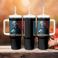Frederick Douglass Tumbler With Handle It Is Easier To Build Strong Children Than To Repair Broken Men BHM