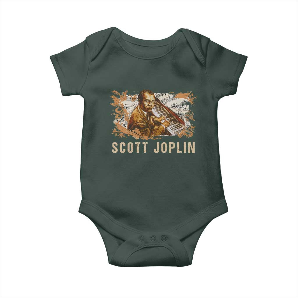 Scott Joplin Baby Onesie Afro Classical Music Composer Black History