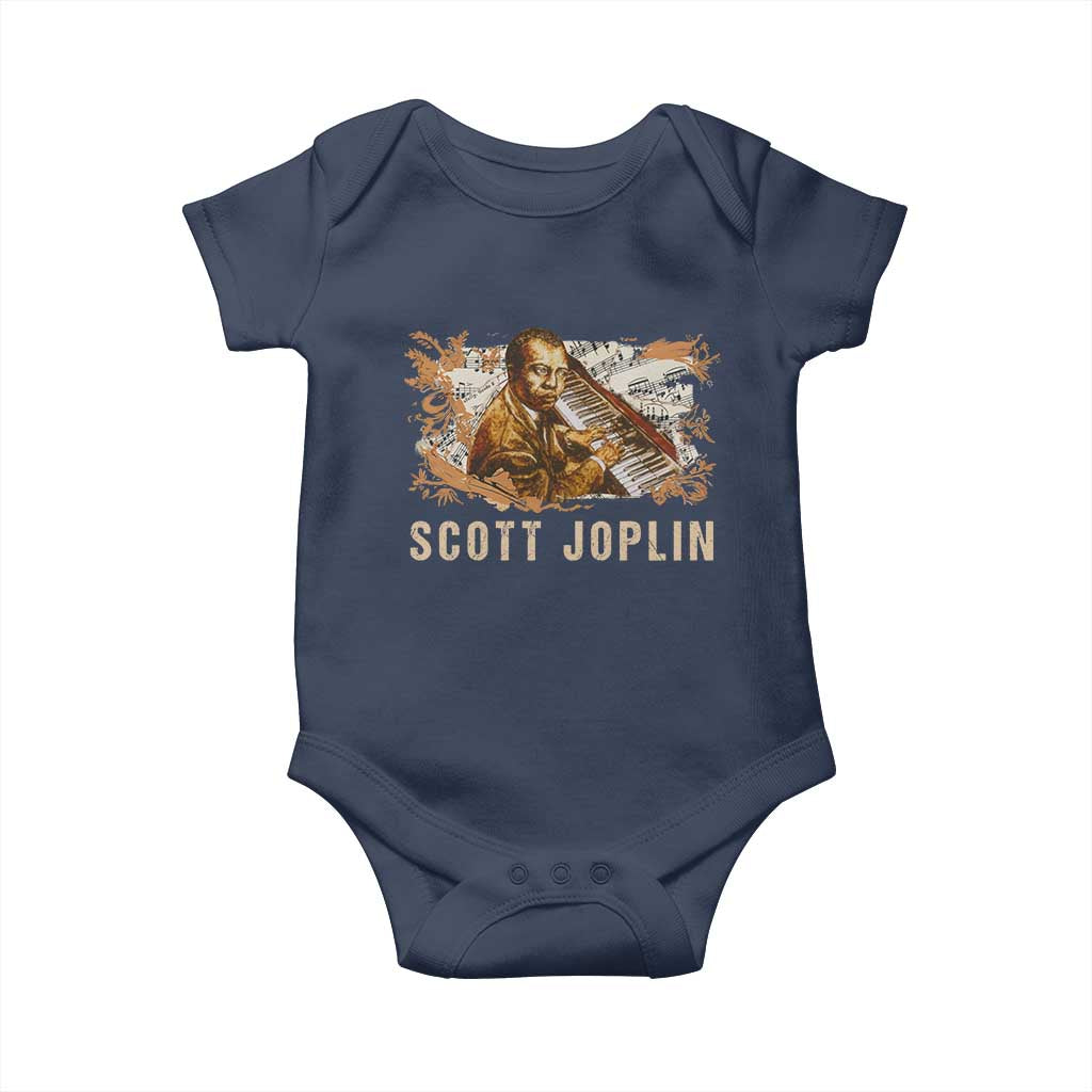Scott Joplin Baby Onesie Afro Classical Music Composer Black History