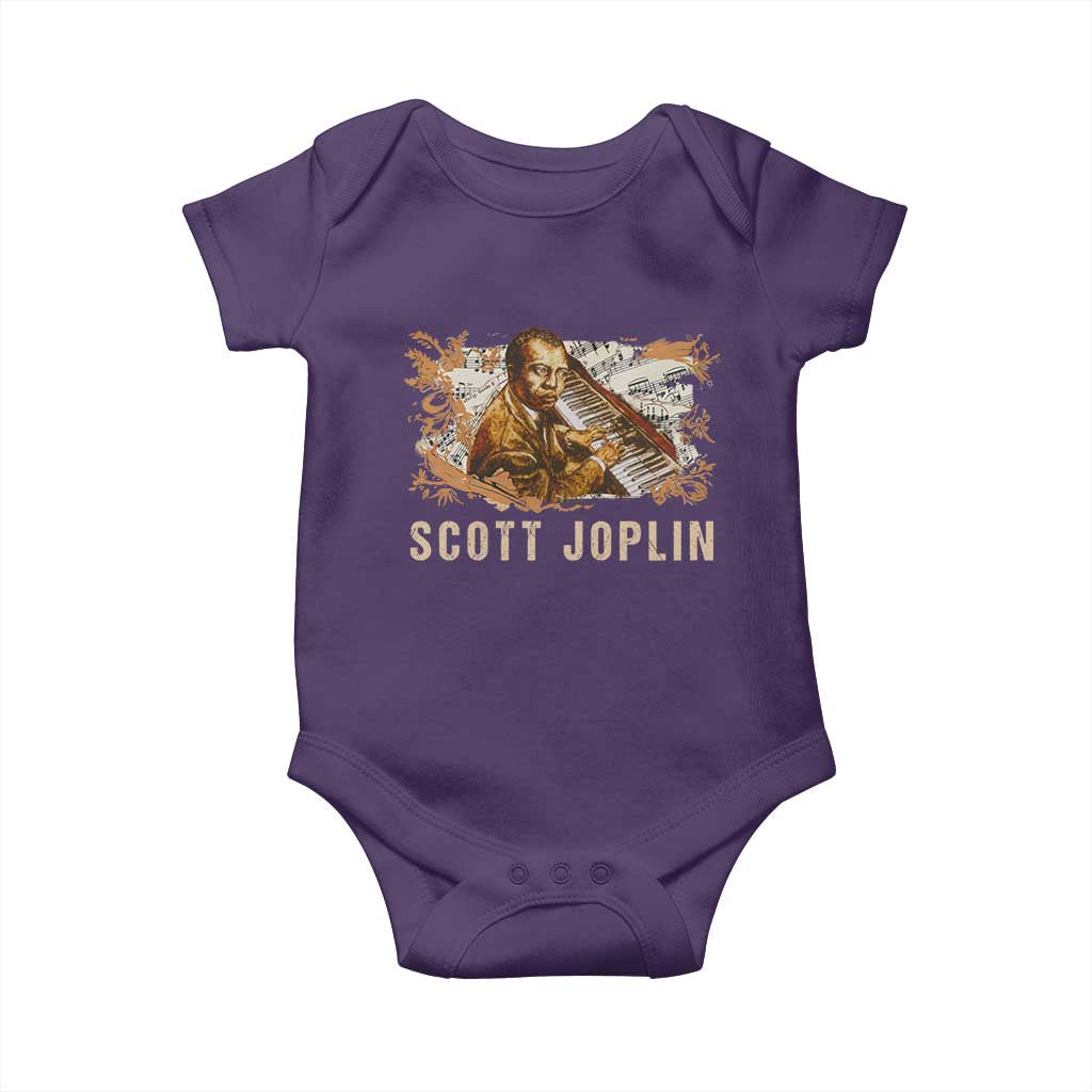 Scott Joplin Baby Onesie Afro Classical Music Composer Black History
