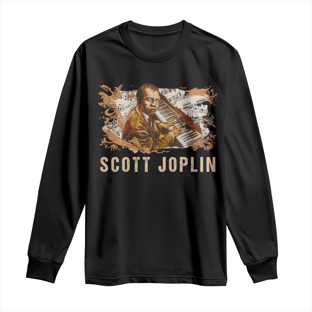 Scott Joplin Long Sleeve Shirt Afro Classical Music Composer Black History