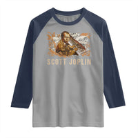 Scott Joplin Raglan Shirt Afro Classical Music Composer Black History