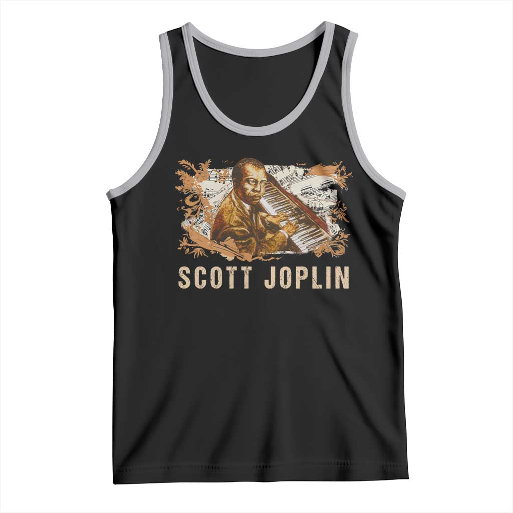 Scott Joplin Tank Top Afro Classical Music Composer Black History