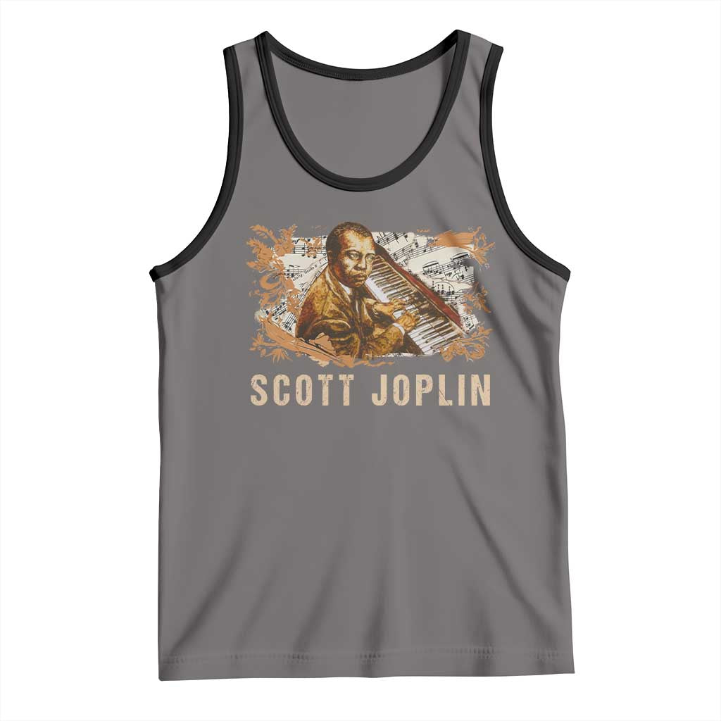 Scott Joplin Tank Top Afro Classical Music Composer Black History