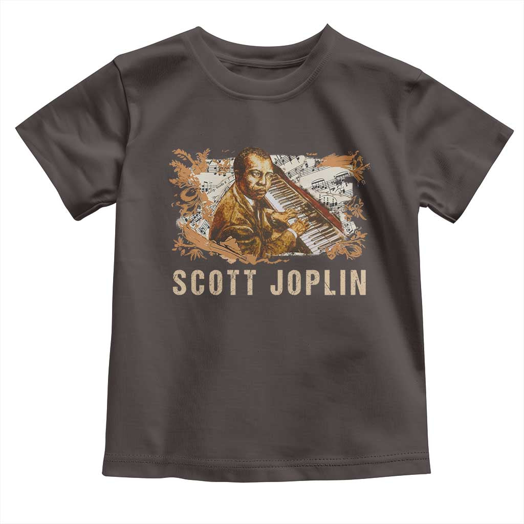 Scott Joplin Toddler T Shirt Afro Classical Music Composer Black History