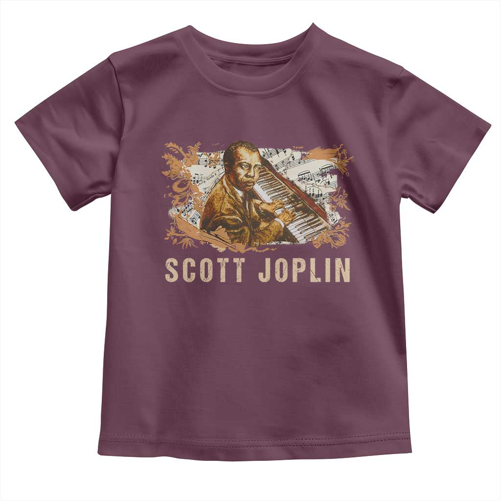 Scott Joplin Toddler T Shirt Afro Classical Music Composer Black History