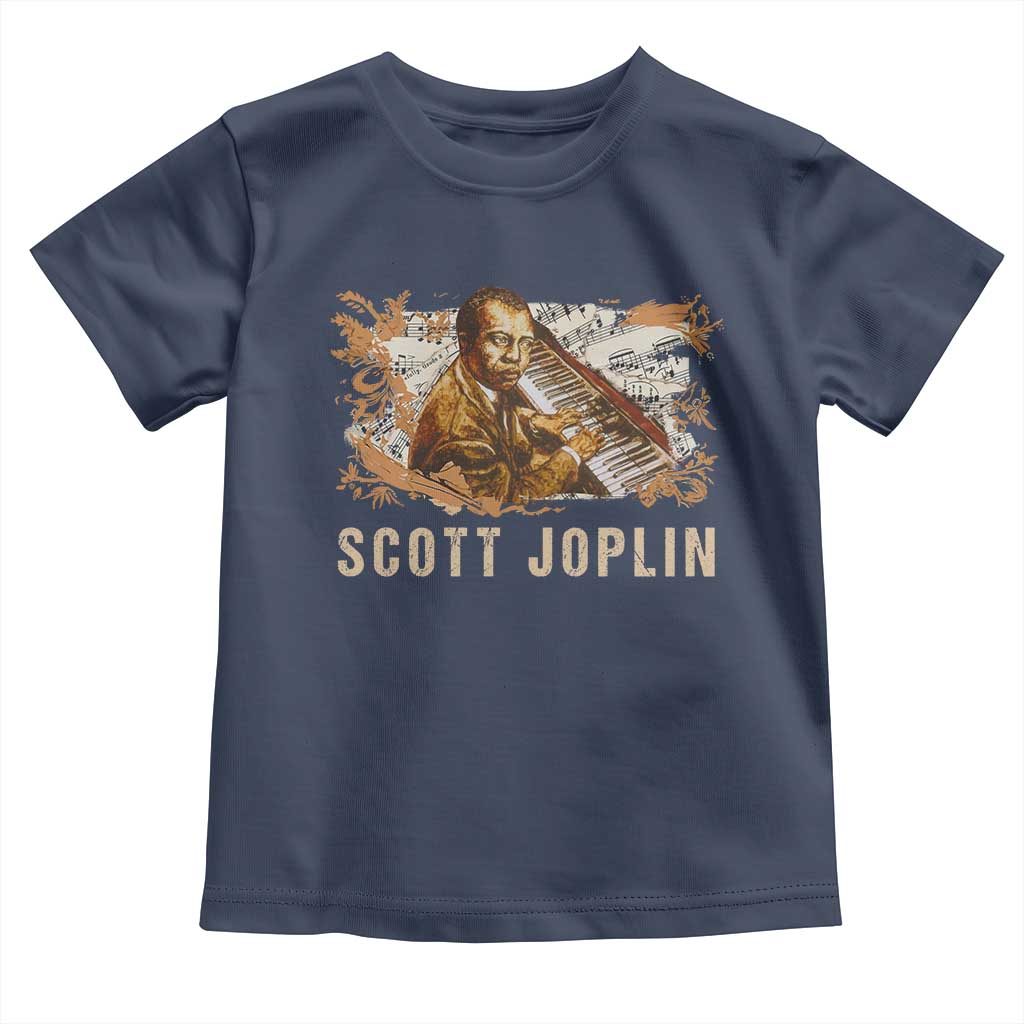Scott Joplin Toddler T Shirt Afro Classical Music Composer Black History