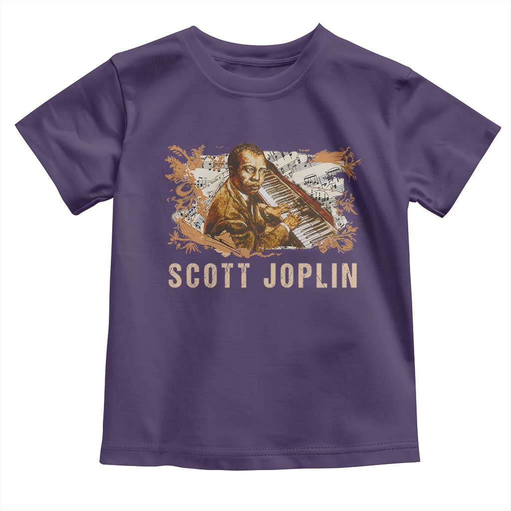 Scott Joplin Toddler T Shirt Afro Classical Music Composer Black History