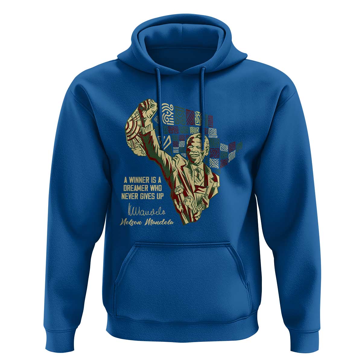Nelson Mandela Hoodie A Winner Is A Dreamer Who Never Gives Up