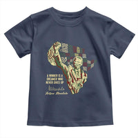 Nelson Mandela Toddler T Shirt A Winner Is A Dreamer Who Never Gives Up