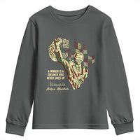 Nelson Mandela Youth Sweatshirt A Winner Is A Dreamer Who Never Gives Up