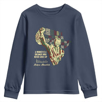 Nelson Mandela Youth Sweatshirt A Winner Is A Dreamer Who Never Gives Up