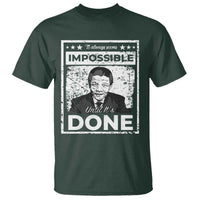 Nelson Mandela T Shirt It Always Seems Impossible Until It's Done