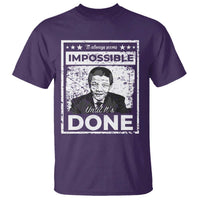 Nelson Mandela T Shirt It Always Seems Impossible Until It's Done