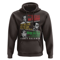 James Baldwin Hoodie Famous Quotes Nothing Can Be Changed Until It Is Faced