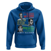 James Baldwin Hoodie Famous Quotes Nothing Can Be Changed Until It Is Faced