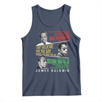 James Baldwin Tank Top Famous Quotes Nothing Can Be Changed Until It Is Faced