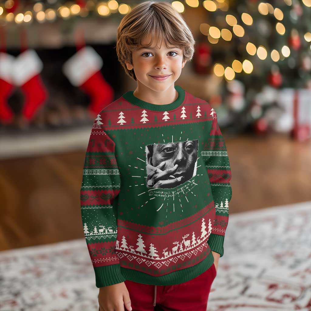 James Baldwin Ugly Christmas Sweater Not Everything That Is Faced Can Be Changed But Nothing Can Be Changed Until It Is Faced