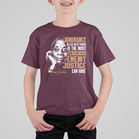 James Baldwin T Shirt For Kid Ignorance Allied With Power Is The Most Ferocious Enemy Justice Can Have