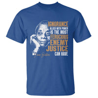 James Baldwin T Shirt Ignorance Allied With Power Is The Most Ferocious Enemy Justice Can Have