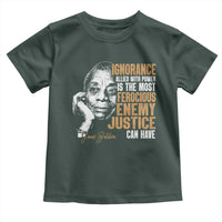 James Baldwin Toddler T Shirt Ignorance Allied With Power Is The Most Ferocious Enemy Justice Can Have