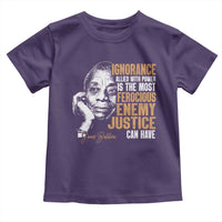 James Baldwin Toddler T Shirt Ignorance Allied With Power Is The Most Ferocious Enemy Justice Can Have