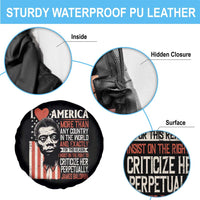 James Baldwin Spare Tire Cover I Love America More Than Any Country In The World