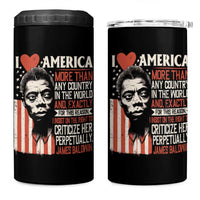 James Baldwin 4 in 1 Can Cooler Tumbler I Love America More Than Any Country In The World
