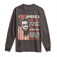 James Baldwin Long Sleeve Shirt I Love America More Than Any Country In The World