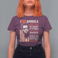 James Baldwin T Shirt For Women I Love America More Than Any Country In The World