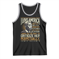 James Baldwin Tank Top I Love America More Than Any Country In The World Black History