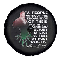 Marcus Garvey Spare Tire Cover A People Without The Knowledge Of Their Past History Is Like A Tree Without Roots