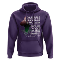 Marcus Garvey Hoodie A People Without The Knowledge Of Their Past History Is Like A Tree Without Roots